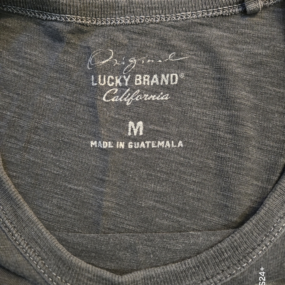 Lucky Brand Original Chop Shop Gray T Shirt - Picture 3 of 5